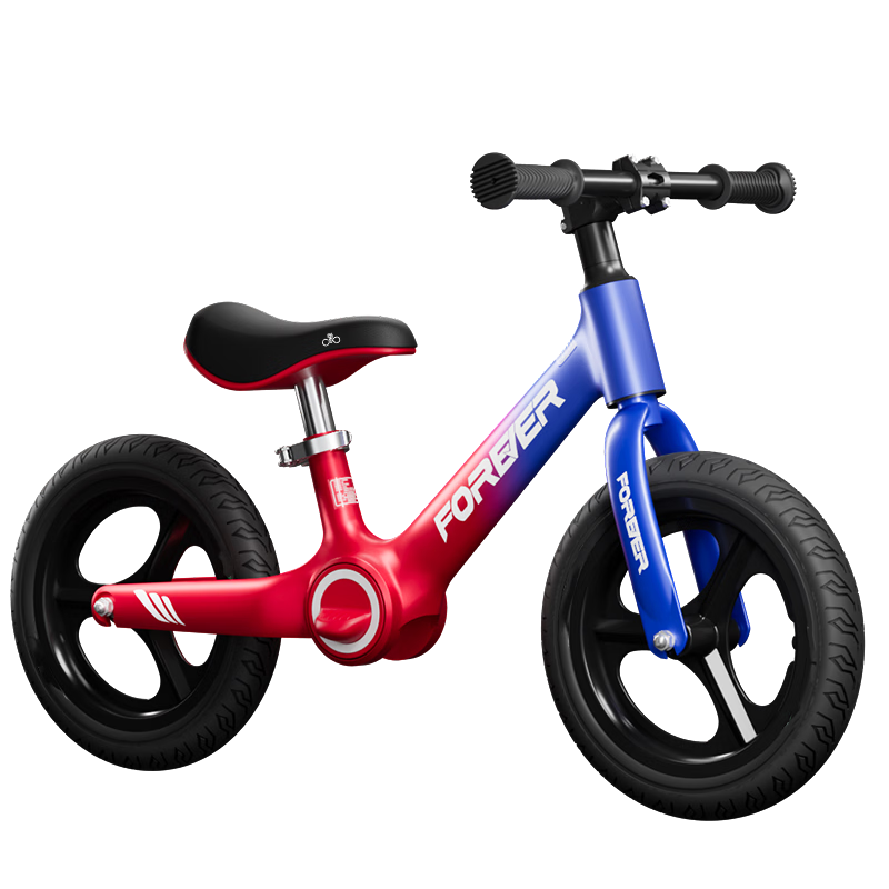 FOREVER Kids Balance Bike 1-3-6 Years Old Baby Glide Bike No Pedal Boy Birthday Gift 14-inch Blue
