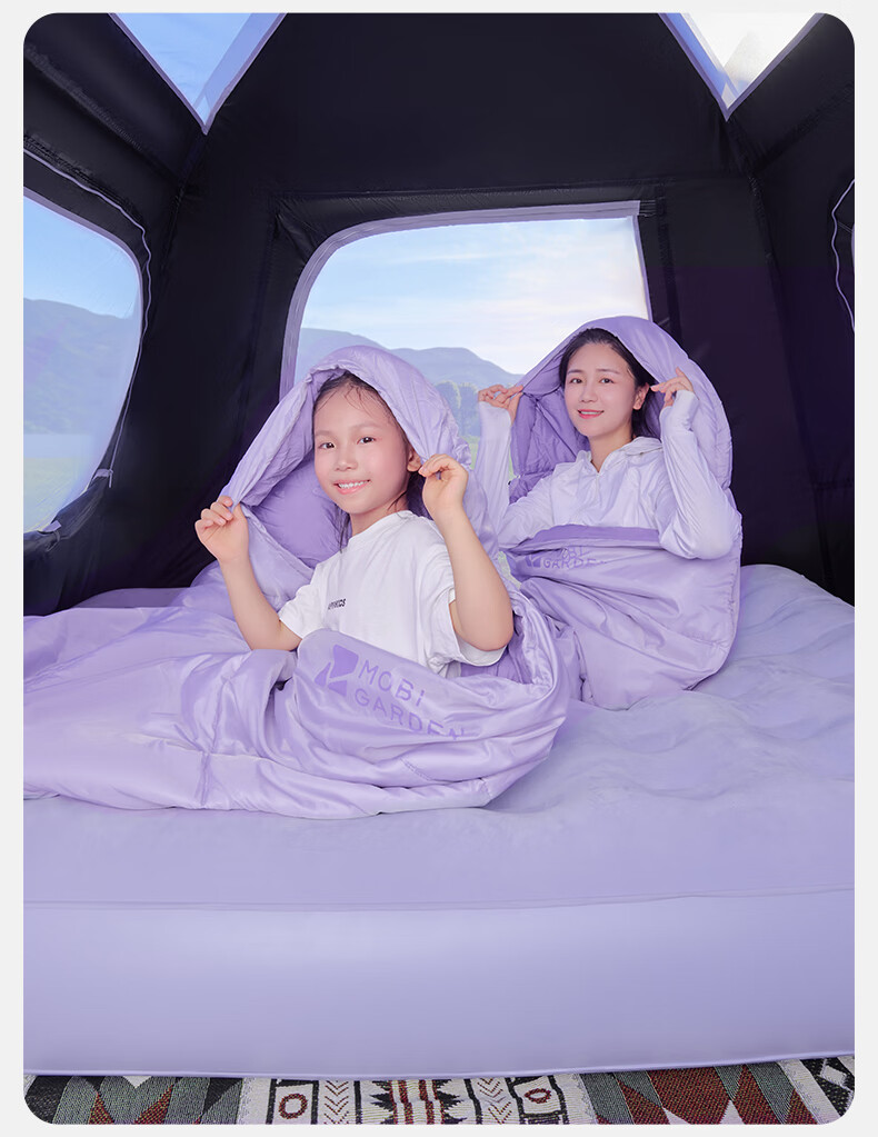 MOBIGARDEN Xiangyun Sleeping Bag 1.4 Outdoor Camping Connectable Single Warm Envelope Sleeping Bag NX25662007 Pine Green 18