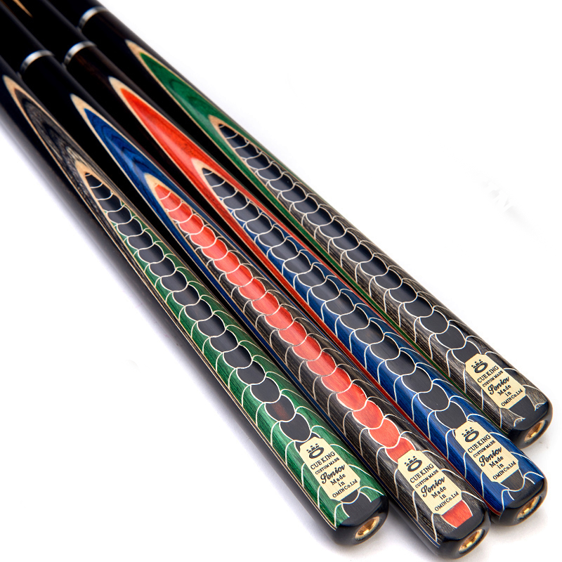 Aomi Evolution Black 8 Small Tip Chinese 8-Ball Snooker Medium Tip 16-Color Billiard Cue 10mm Dragon Scale