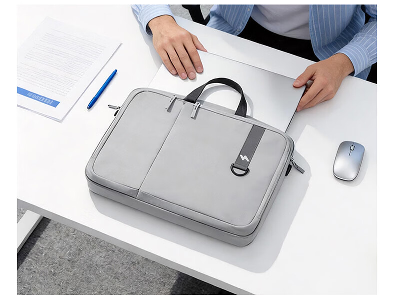 Inateck 15-inch Laptop Shoulder Bag Briefcase Water-Resistant Shockproof for Lenovo Asus Dell Black 9