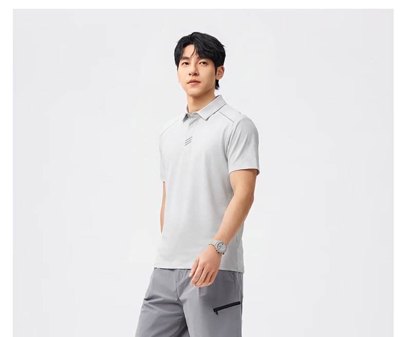 361° Men's Short Sleeve Polo Shirt Spring Summer Sports Casual Sun Protection Cooling Top 652624104-5 26