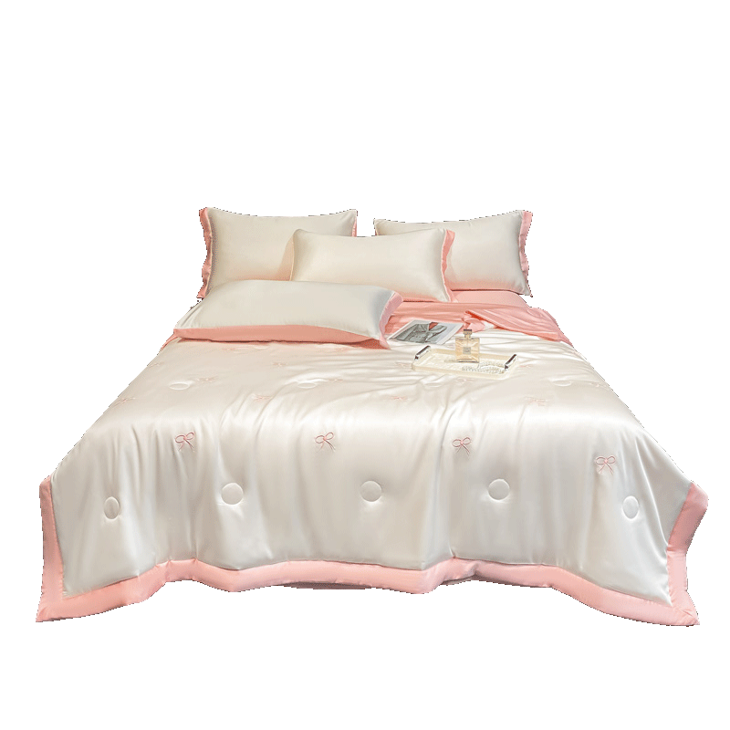 MINISO Summer Silky Cooling Comforter, Skin-Friendly Air Conditioning Quilt for Dorm And Home Use, Double-Size Summer Cool Quilt, 200x230cm
