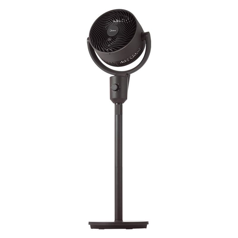Midea Air Circulation Fan High Airflow Home Upright Upgraded Tall Floor Fan Bedroom Dormitory Quiet Purification Antibacterial Desktop Small Table Fan GAI24KL