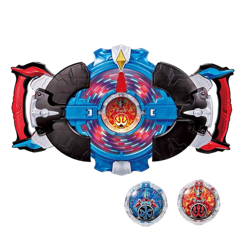 BANDAI Official Chinese Version Rob Ultraman Spinning Flash Transformation Set Boys Toy Children's Day Gift
