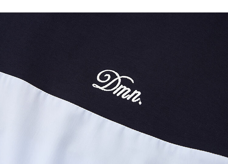 Demana [Soft Air Layer] Spring Lightweight V-Neck Colorblock Embroidered Lettering Raglan Sleeve Elastic Hem Women's Sweatshirt 11