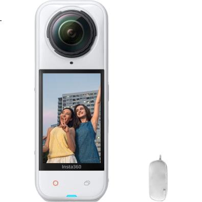 Экшн-камера Insta360 X5 Moonlight White Limited Edition, 8K HD, водонепроницаемая, ручная, карманная камера для путешествий, влогов, мотоциклов