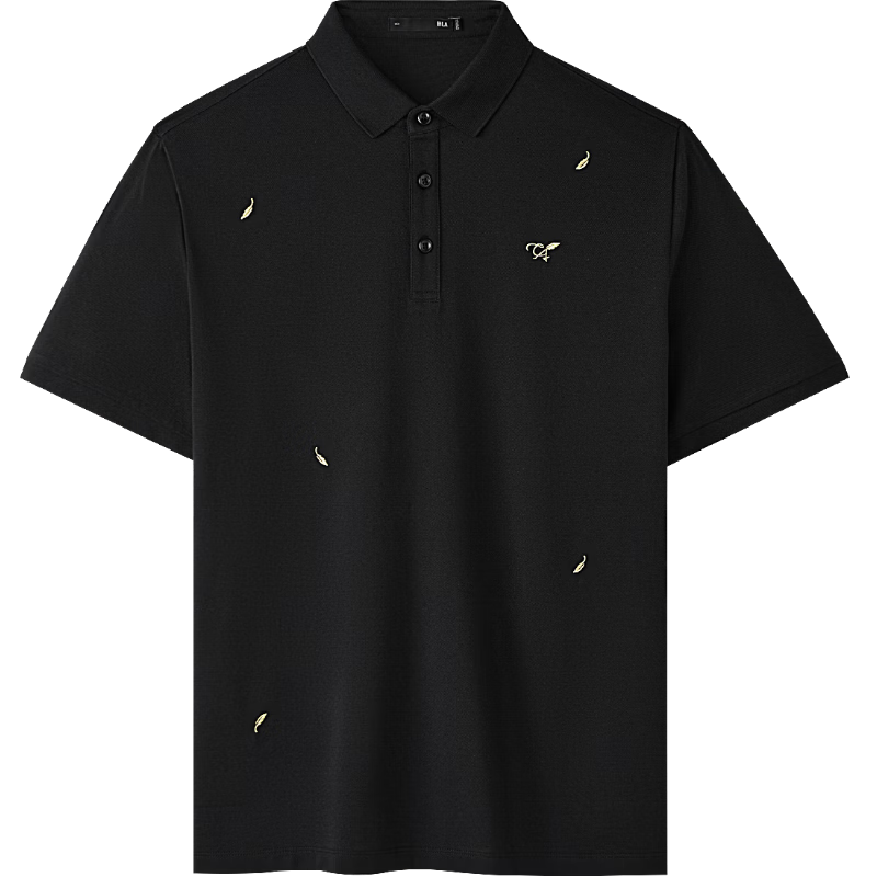 HLA Hailan Home Polo Shirt 26 Light Business Chic Ageless Series Moisture-Wicking Cooling Short Sleeve Men Summer