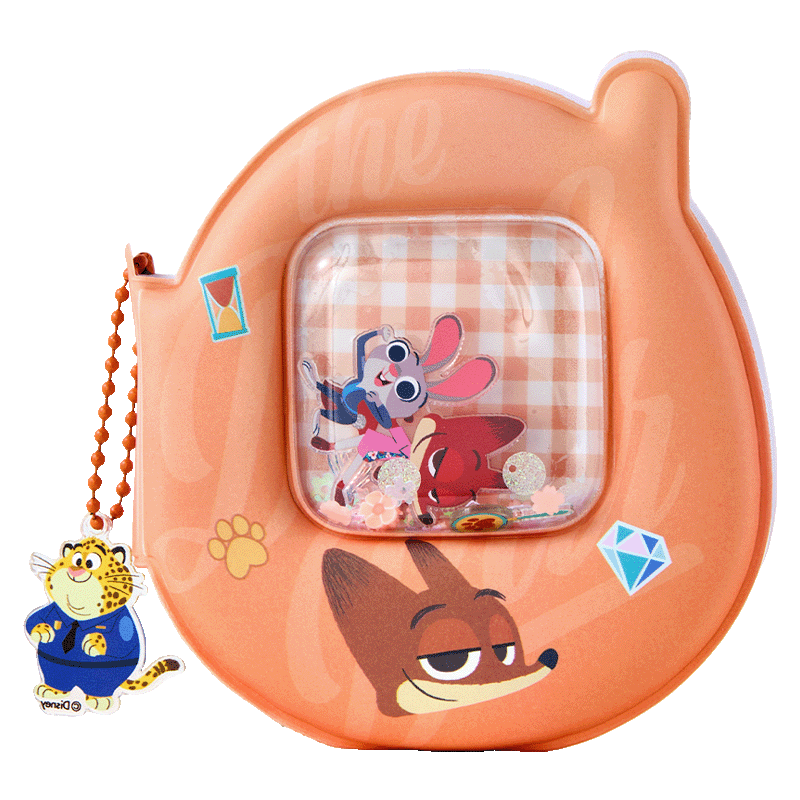 Disney Pocket Portable Mini Notebook Press-to-Release Stress Relief Notebook Travel Memo Homework Journal Cute High-Value Sticky Notes Mini Notepad Nick A75402-Z2