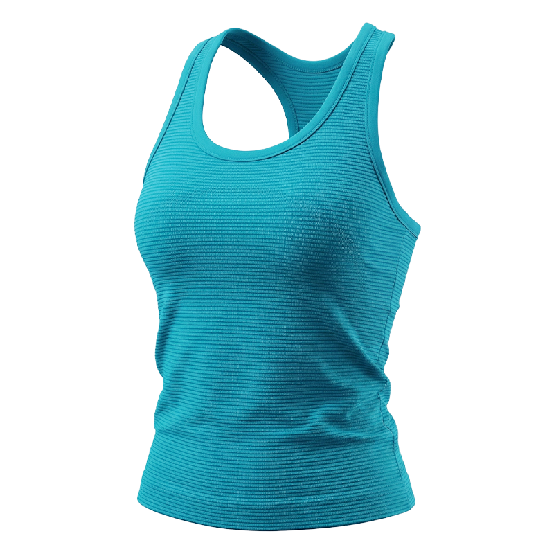 XUEXIMAN Women's One-Piece Yoga Tank Top with Built-in Bra, Shockproof Sports Bra for Pilates and Fitness