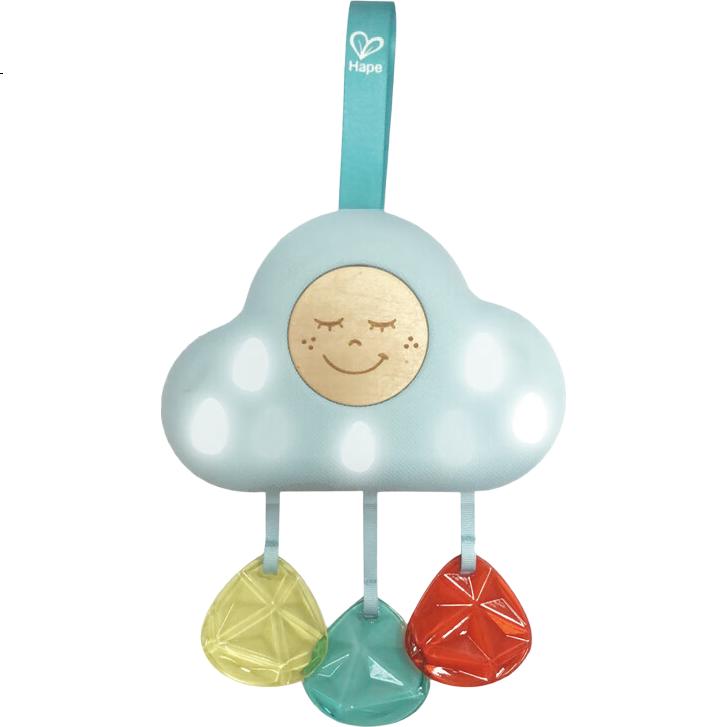 Hape Успокаивающая игрушка-ночник "Облачко" E0619, подарок для мальчика и девочки