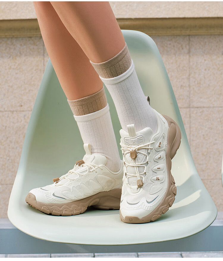 FILA Official Women's Mushroom Dad Sneakers 2026 Spring Casual Sports Shoes 28