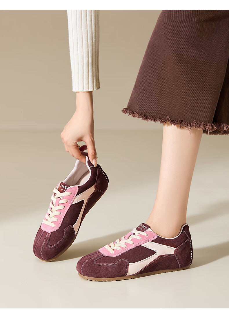 Saturday Vintage German Trainer Women's 2026 Summer New Height-Increasing Soft Sole Lightweight Classic Casual Sports Sneakers 10
