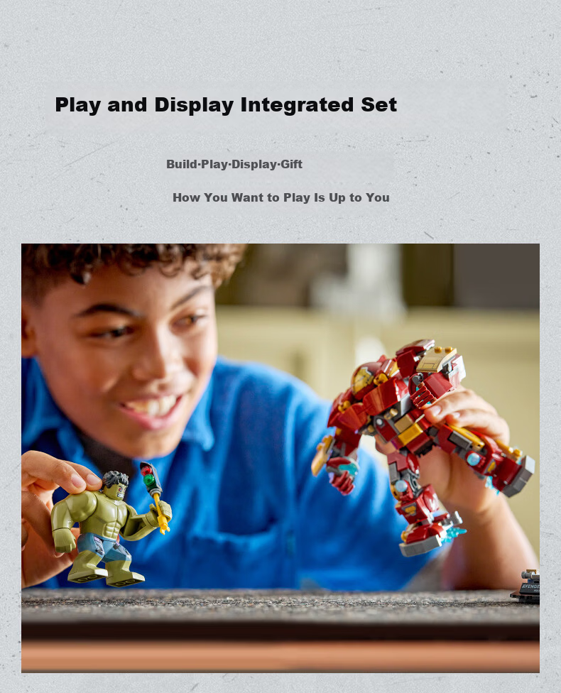LEGO Super Heroes 76343 Anti-Hulk Armor Battle Building Blocks Toy Gift for Boys and Girls New Year Decoration 5