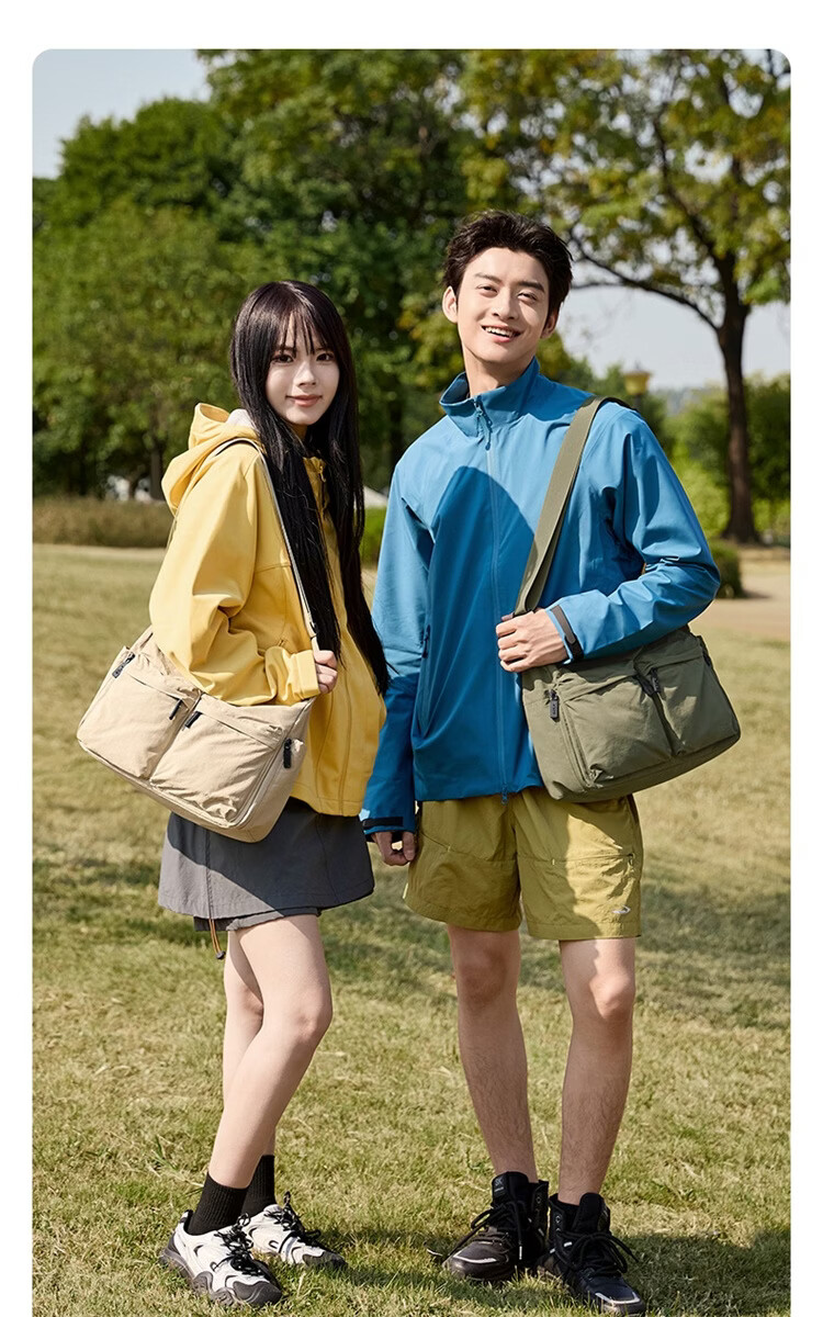 GOLF Men's Casual Single Shoulder Crossbody Bag Lightweight Waterproof Outdoor Cycling Sports Bag for Phone and iPad 1
