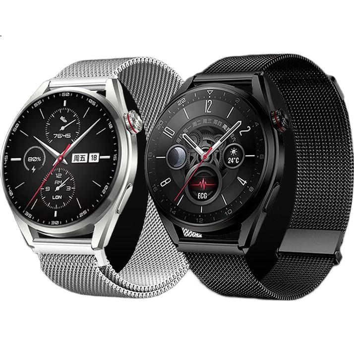 Ремешок Milanese Loop из нержавеющей стали для Huawei Watch GT6 Pro/5/5 Pro/GT4/3/Watch5, женский, серебристый, 41 мм