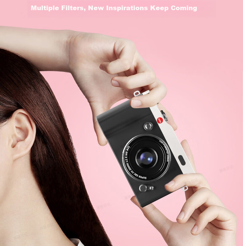 Black Cat Diary Snoopy SN15 Collaboration HD Digital Camera CCD Flip Rotating Retro Student Campus Mini Camera Entry-Level Cute Kids Card Camera Instant Gift 11