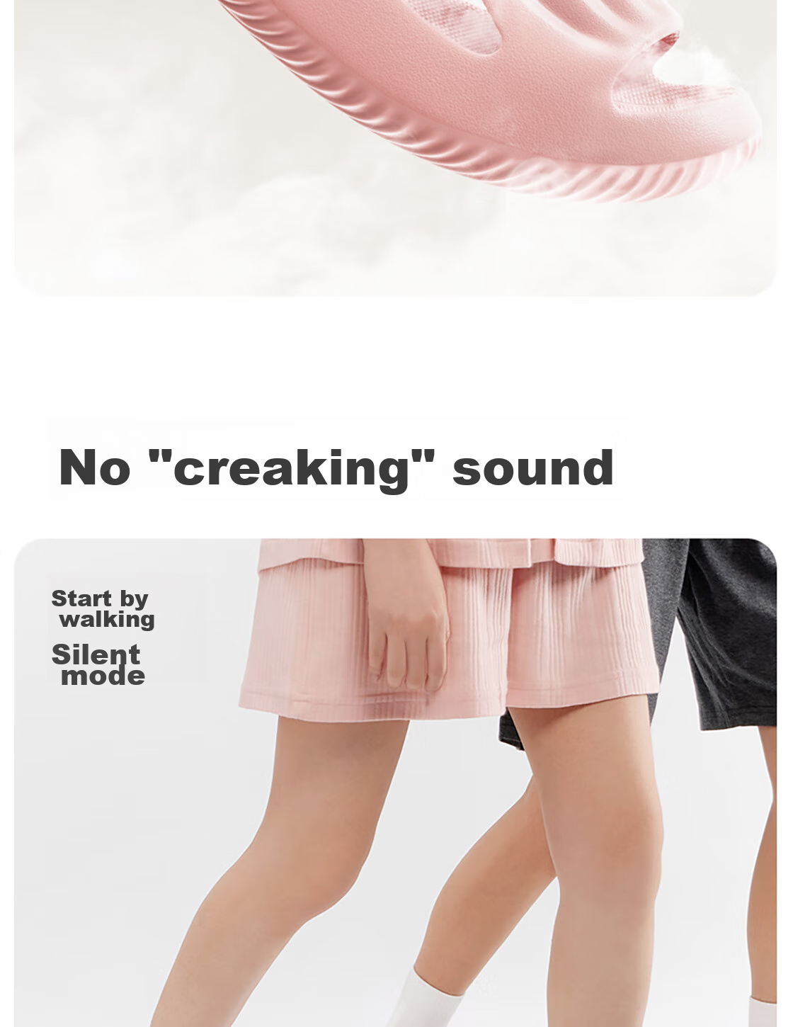 MINISO Soft Cloud Series Bathroom Slippers, Pink, Size 37-38 15