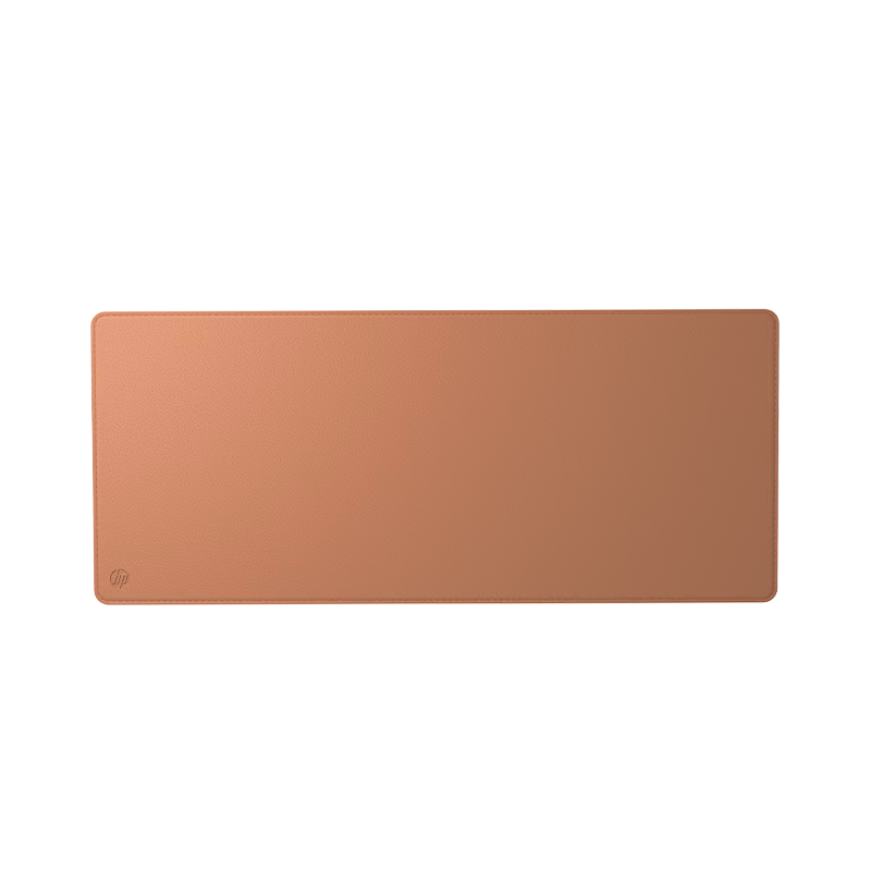 HP MP261 Large PU Leather Mouse Pad with Stitched Edges, Thickened Non-Slip Gaming and Office Desk Mat 70*30CM