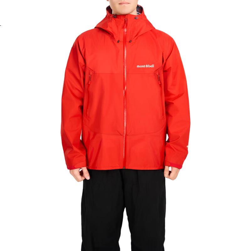 Мужская непромокаемая куртка Mont·bell Rain Dancer 1128729, красная, размер XL