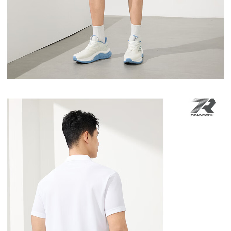 361° Men's Short Sleeve T-Shirt Spring Summer Sports Quick-Dry Running Fitness Polo Shirt 652624109H-5 14