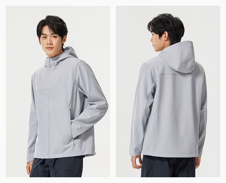 Penguin Slim Fit Softshell Jacket Unisex Korean Style Couple Warm Outdoor Coat 109 30