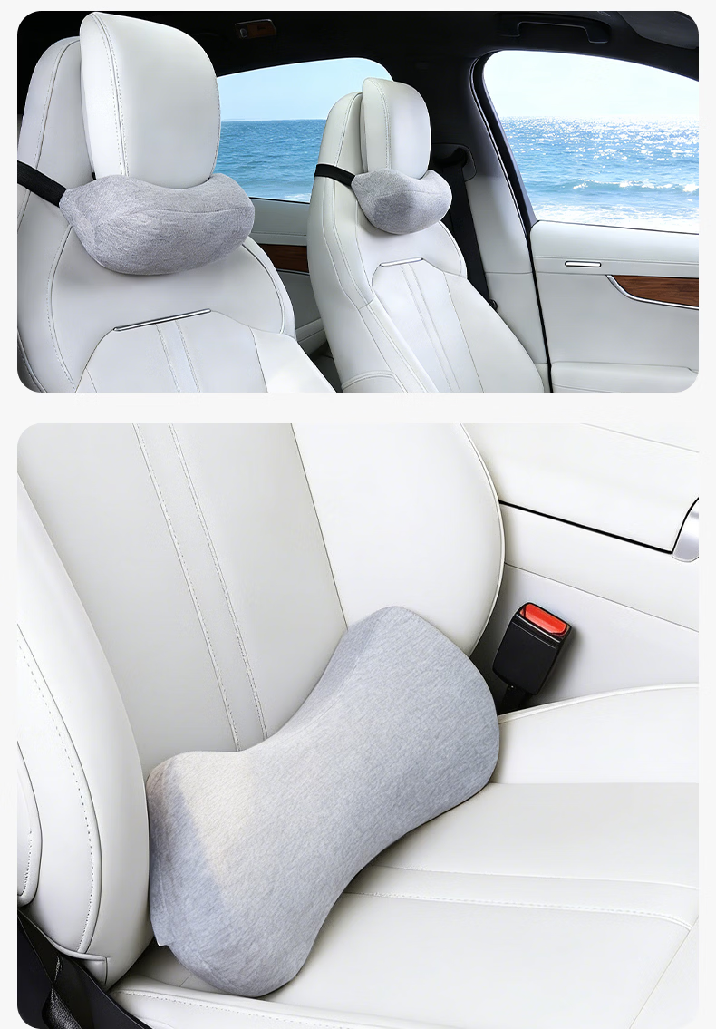 MINISO Car Gap Headrest Lumbar Support Neck Pillow Waist Cushion Automotive Accessories 14