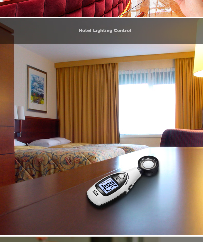 CEM DT-86 Lux Meter Professional Light Meter Brightness Meter Mini Compact Portable 7