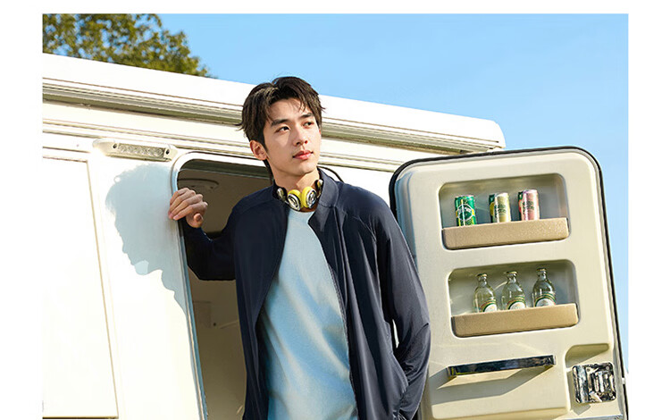 361° Men's Sunscreen Jacket Spring Summer UPF50+ Sports Outdoor Stand Collar Cooling Windbreaker 652624613-1 24