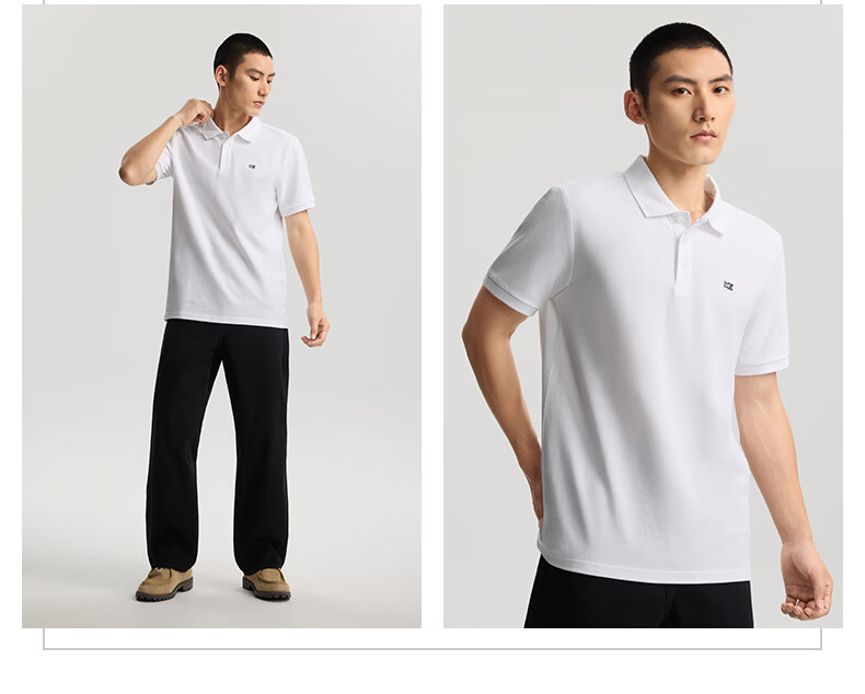 Lee 26 Spring Summer New Standard Fit Polo Shirt with Small Logo Emblem for Men Camel 3XL 24