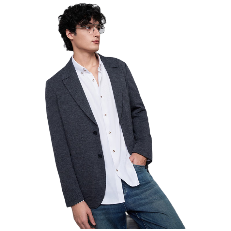 G2000 Men's Spring Autumn Comfortable Versatile Casual Blazer with Multi-Directional Stretch (Mall Edition)