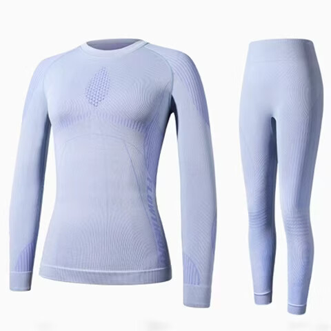Flow Theory Ski Quick-Dry Set Outdoor Snowproof Thermal Base Layer Hiking Sportswear Women's Autumn Top and Bottom M
