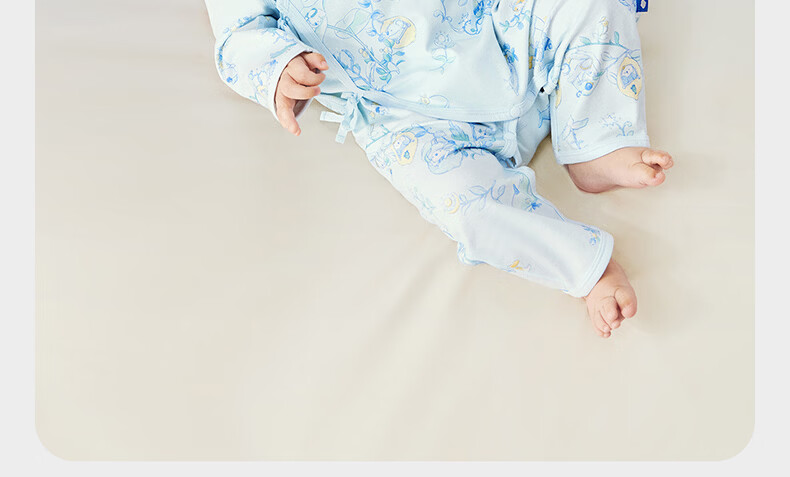 Babycare Baby Cotton Romper Newborn Bodysuit Full Moon Infant Clothing Champagne Pink 59cm 11