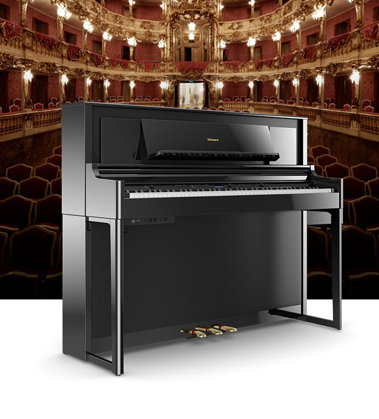 roland罗兰智能电钢琴lx706-ch原装进口立式钢琴88键重锤高端旗舰演奏