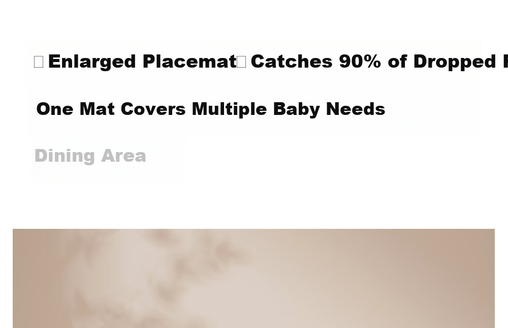 Betis Disposable Baby Placemat Portable Outdoor Table Mat Infant Oil-proof Waterproof Kids Placemat High Chair Tablecloth 5