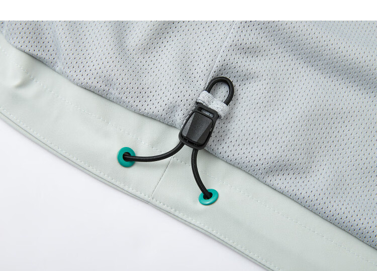Demana [Three-Proof Black Technology] Spring Outdoor Windproof Hooded Color-Block Zipper Velcro Loose Fit Petite Women's Jacket 15