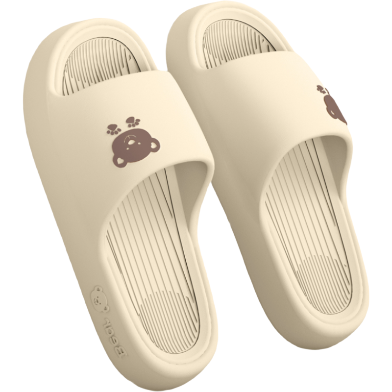 MEXICAN Slippers for Men And Women, EVA Home Use Shower Thick-Soled Bathroom Indoor Outdoor Wear Couples Non-Slip Silent Summer Sandals Card 44-45