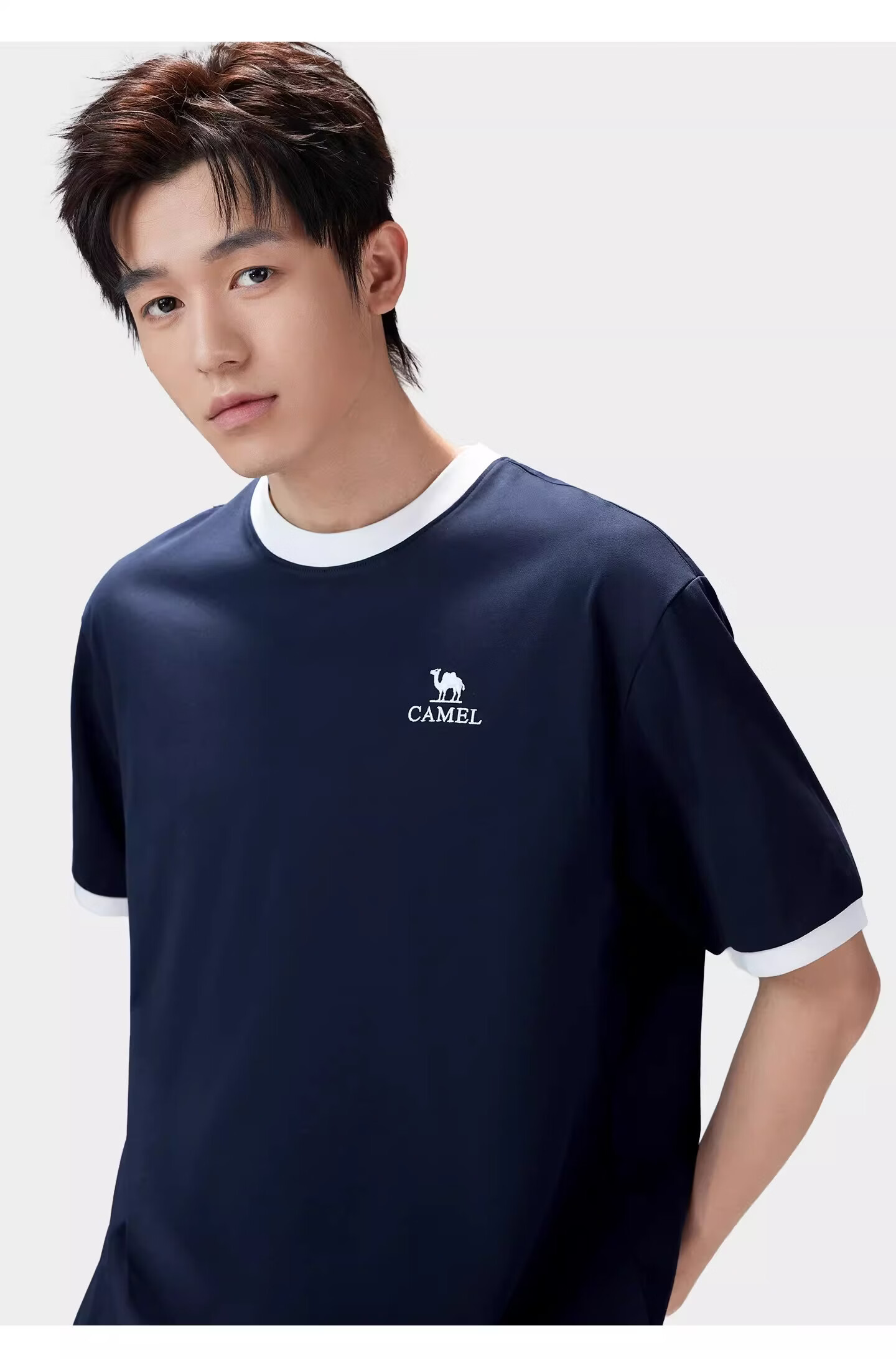 CAMEL Outdoor Quick-Dry Short Sleeve Unisex 2026 Spring Summer Breathable Sports Loose Fit Crew Neck Casual T-Shirt 9001 22