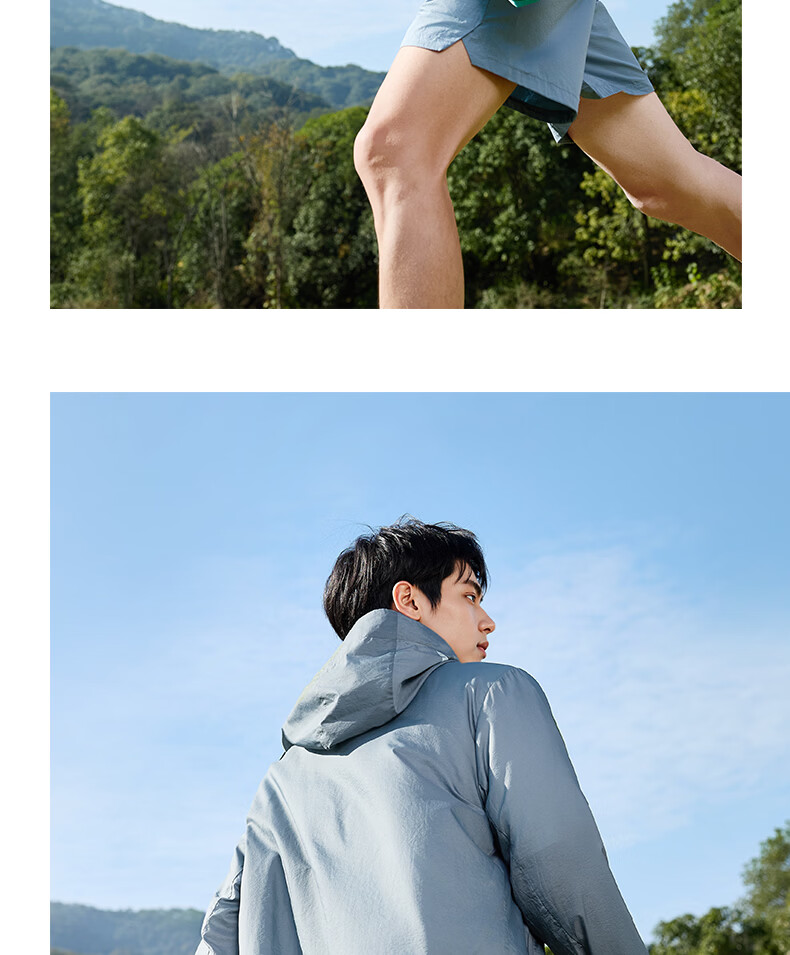 361° Men's Sunscreen Jacket Spring Summer UPF50+ UV Protection Sports Outdoor Cooling Heat Shield Jacket 652624603H-1 24