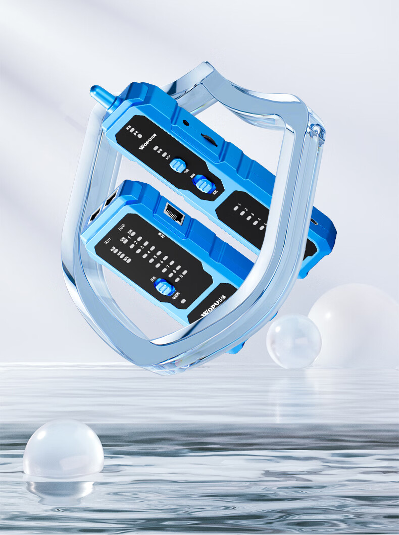 WOPU Network Cable Tester Line Tracker Telephone Switch Network Wire Detector Anti-Interference 100V Voltage Resistant Line Finder Precision Cable Tracer Network Accessory G810 7