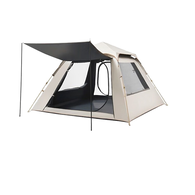 BeiJiLang Outdoor Automatic Quick-Open Tent Silver Coated Breathable Sunshade Rainproof Camping Overnight Beach Park Picnic Tent