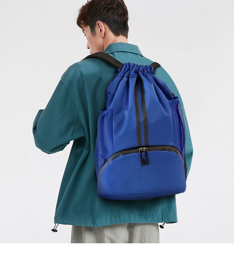 VICTORIATOURIST Sports Bag for Men Wet and Dry Separation Swimming Bag Basketball Bag Football Backpack Training Fitness Drawstring Shoulder Backpack 18