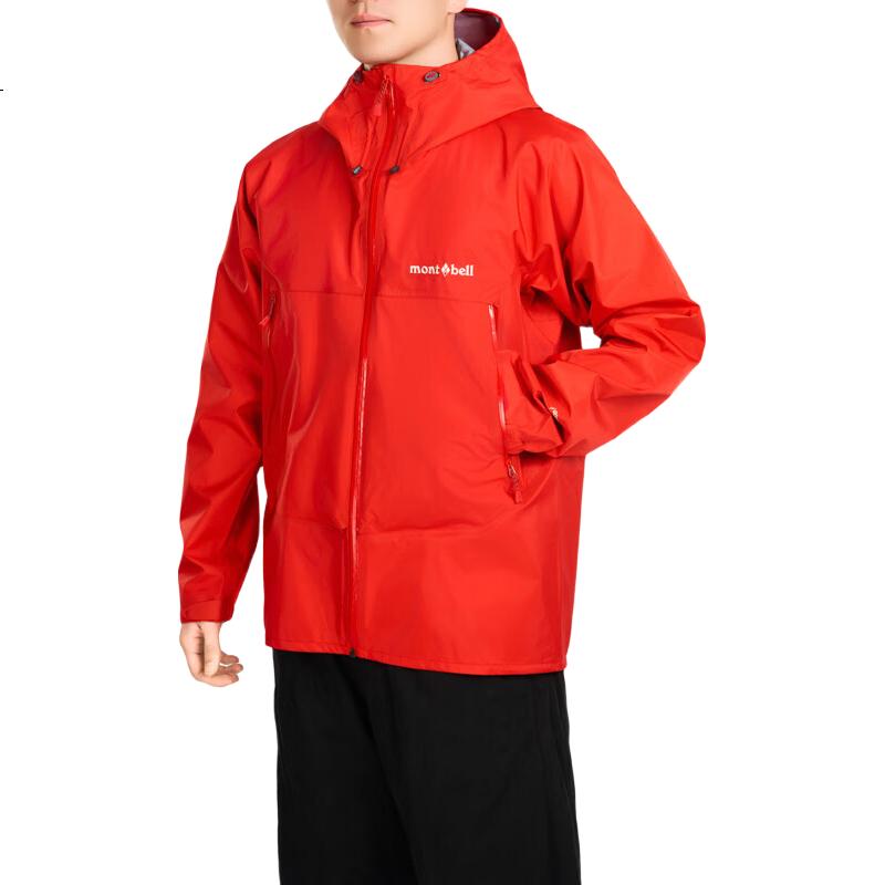 Мужская непромокаемая куртка Mont·bell Rain Dancer 1128729, красная, размер XL