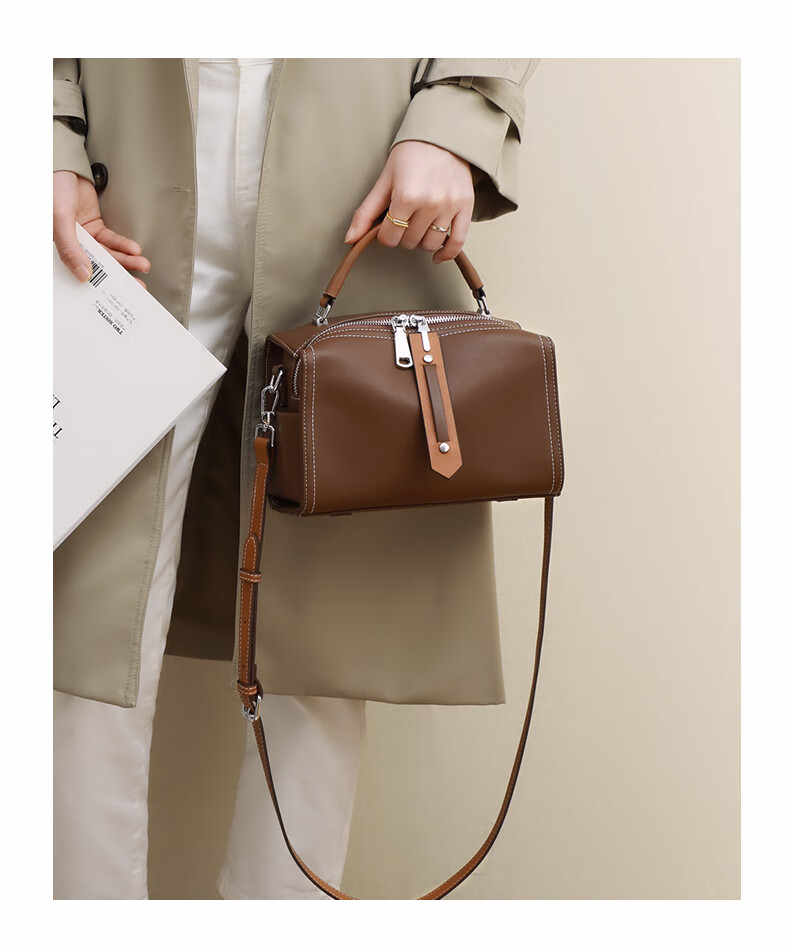 Viney Leather Handbag for Women, Large Capacity Pillow Bag, Light Luxury Crossbody Shoulder Bag, Practical Birthday And Mother's Day Gift for Mom 1
