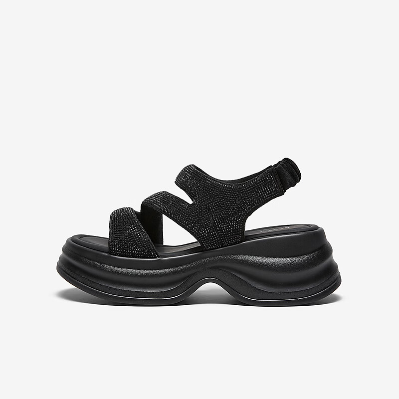 Basto 26 Summer Dad Style Sports Sandals Fashion Casual Outdoor Women's Shoes BP575BL6 Black Size 35