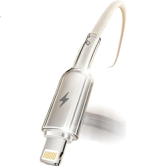 Кабель Smorss Apple Lightning для зарядки и передачи данных, 1.5 м, белый