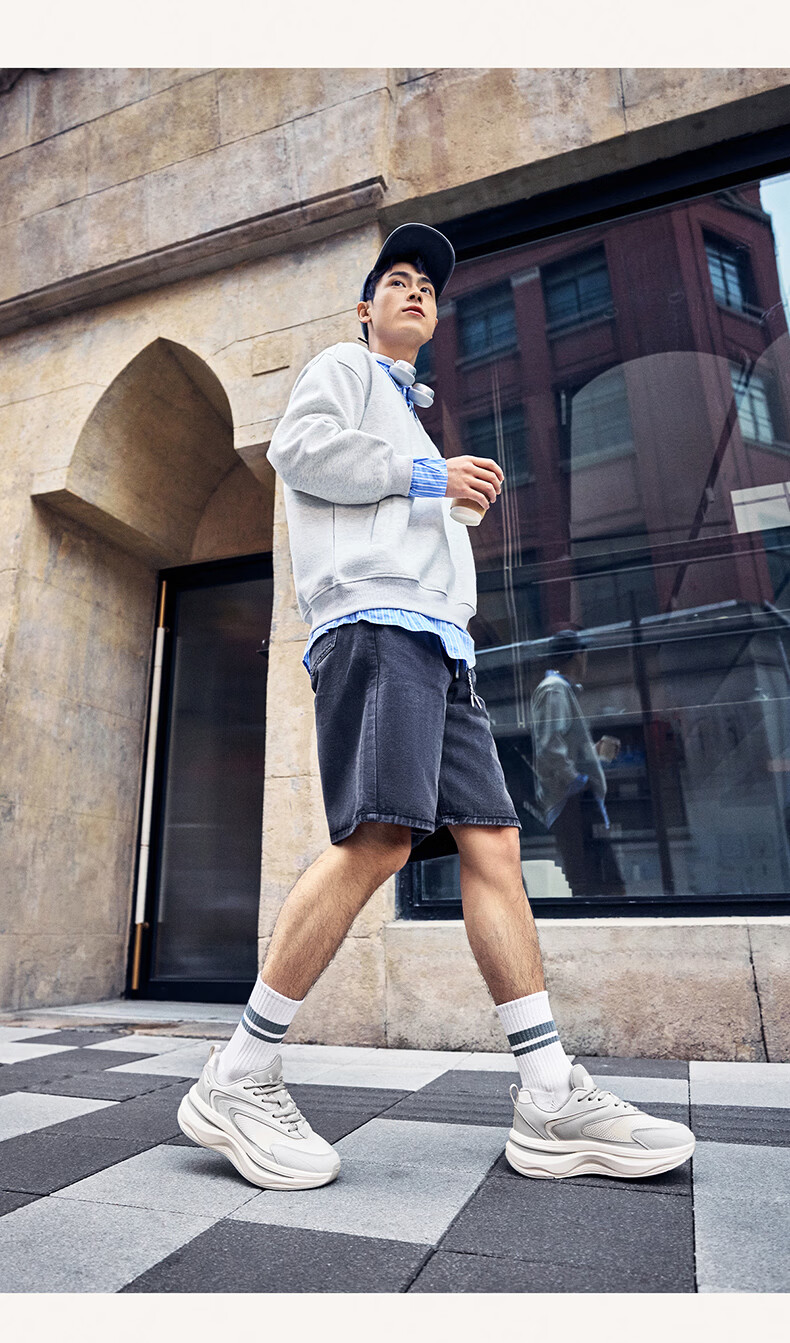 ERKE 2026 New Comfortable Thick-Soled Dad Sneakers Soft Elastic Versatile Casual Shoes Wei Yang 3 16