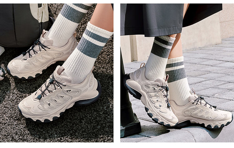 FILA Official Women's Mushroom Dad Sneakers 2026 Spring Casual Sports Shoes 22
