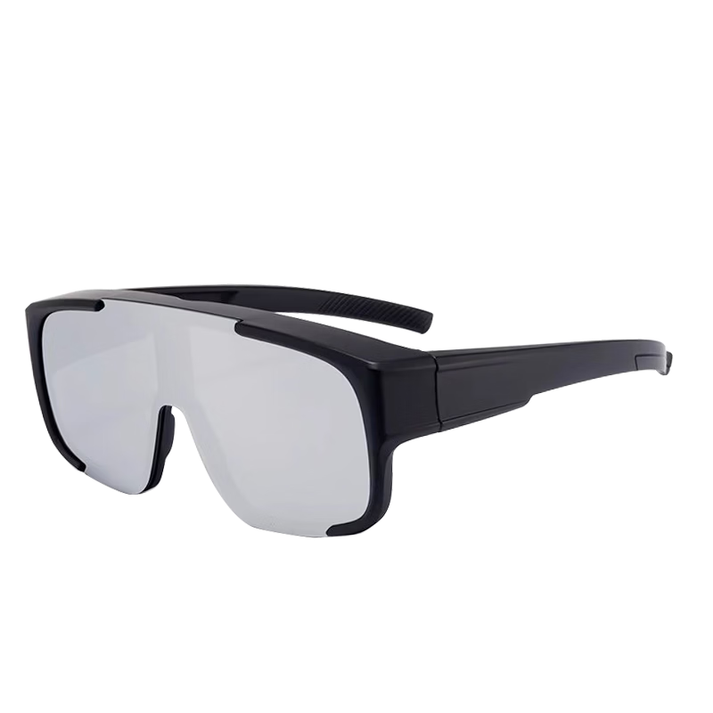 Kosu Myopia Clip-On Cycling Glasses Men's Mountaineering Sports Windproof UV Protection Goggles Sunglasses