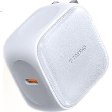 Зарядное устройство TORRAS IceCube CQ23, 45 Вт, для Apple iPhone 17, 16, 15 Pro Max, быстрая зарядка, оранжевое