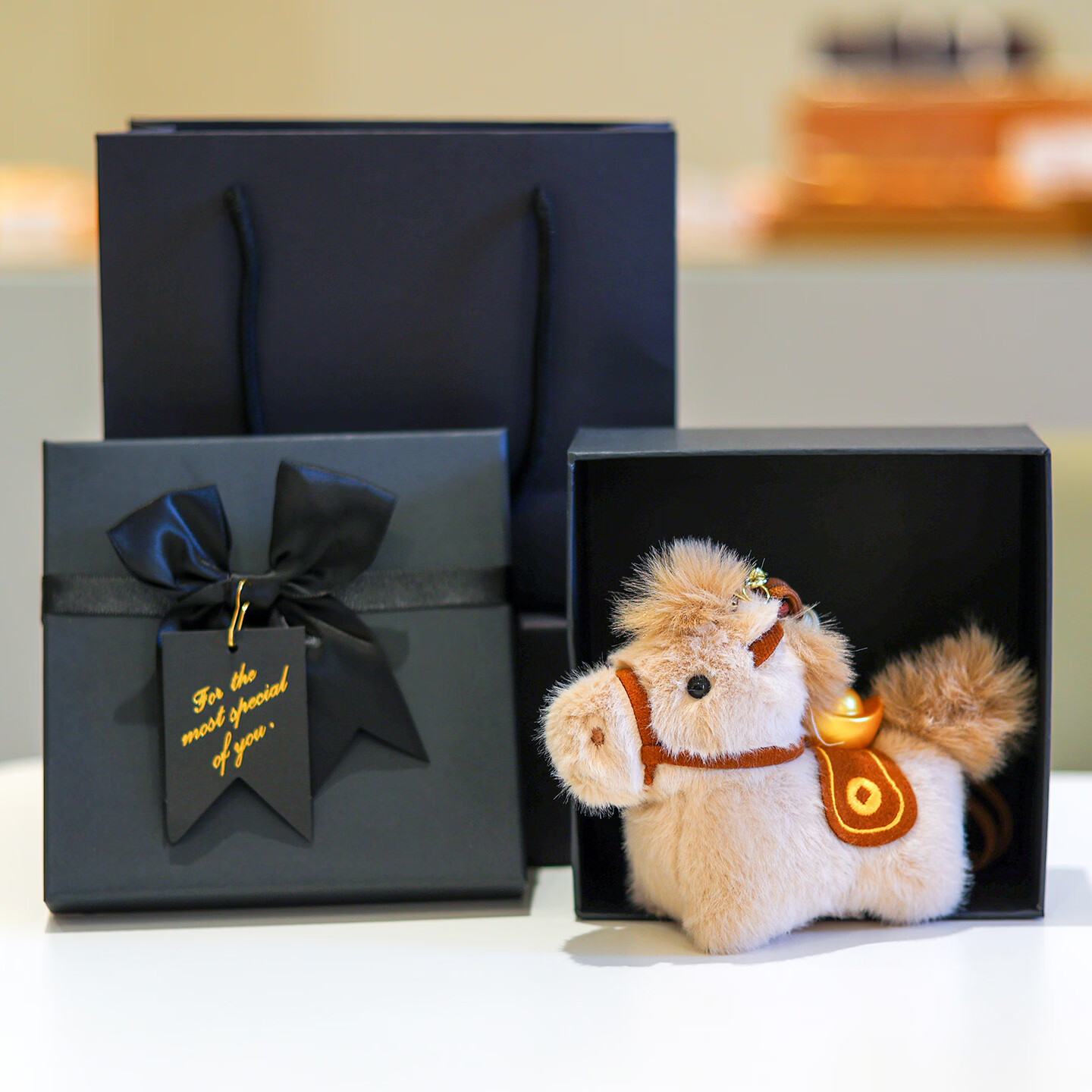 Mimeng 2026 Year of the Horse Mascot Little Horse Plush Doll Toy Keychain Annual Meeting Team Building New Year Gift Plush Toy 4